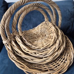 Flower Basket with Hoop Handle - Extra Large