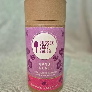 "Sand Dune" seed ball tube (for sand & dry soils)