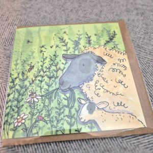 Sheep design gift card