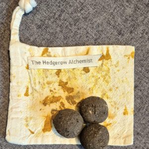 Limited Edition Sussex Seed Balls x The Hedgerow Alchemist cotton bag of 6 "Wild At Heart" wildflower seed balls (for all soils)