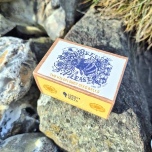 "Bees Please" sustainable wildflower seed ball favours